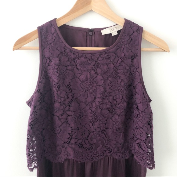 LOFT Lace Bodice Dress - Picture 2 of 4